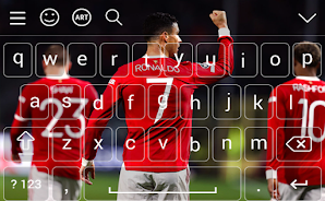 Cristiano CR7 MANU Keyboard應用截圖第2張
