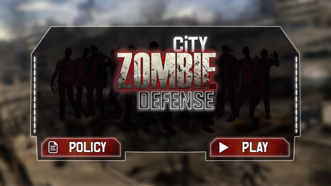 Police Zombie Defense Captura de tela 1