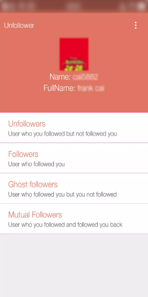 Unfollower Plus - Non followers & Following スクリーンショット 3