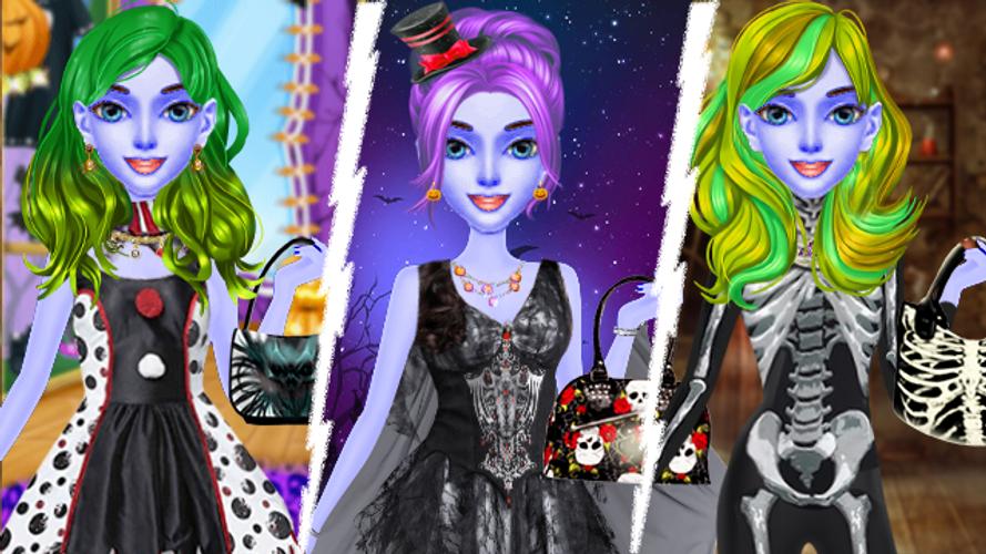 Halloween Makeup Salon Game應用截圖第3張