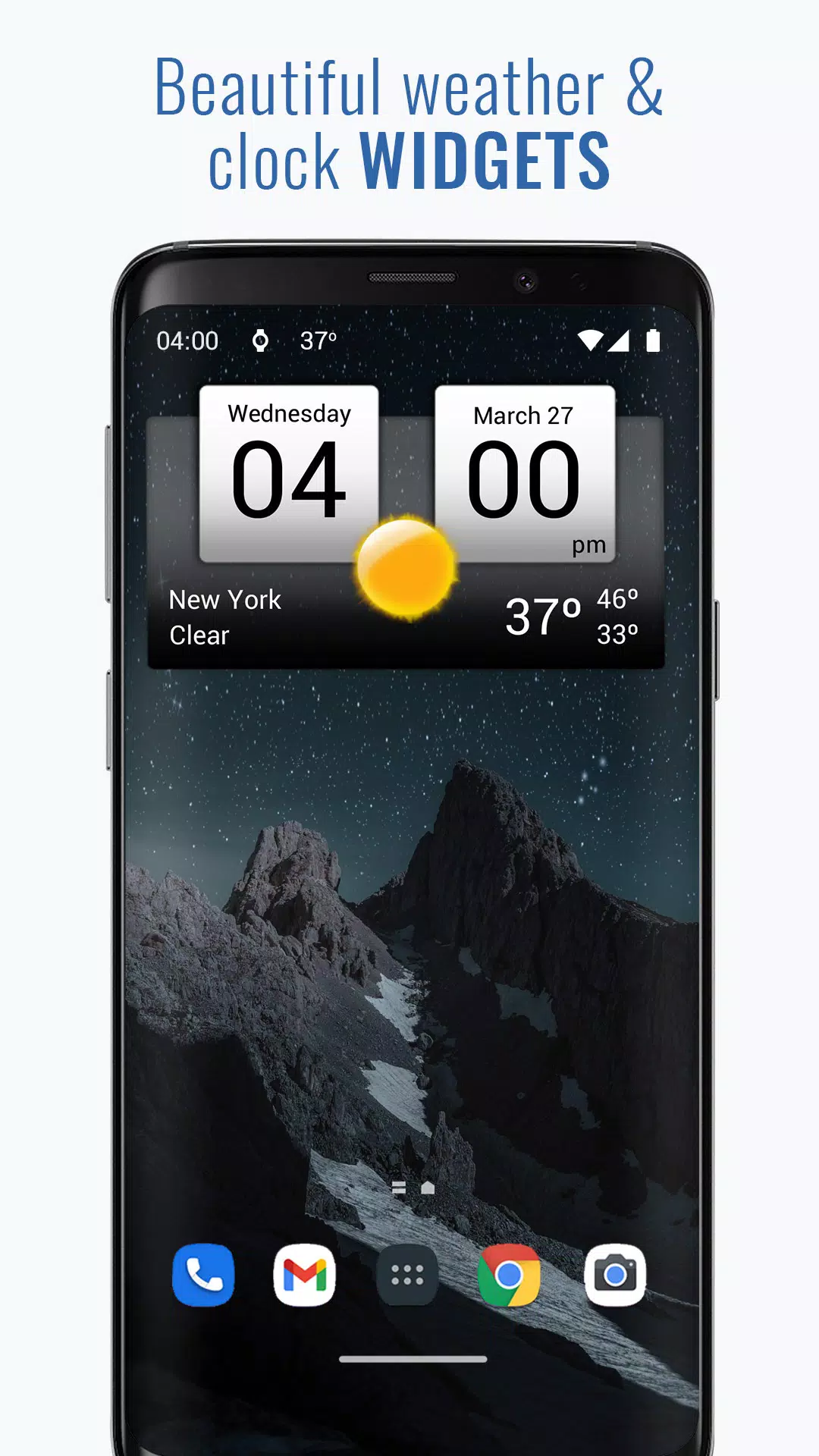 Digital Clock & World Weather スクリーンショット 1