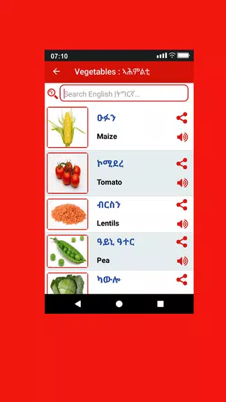 Tigrinya Word Book Скриншот 2