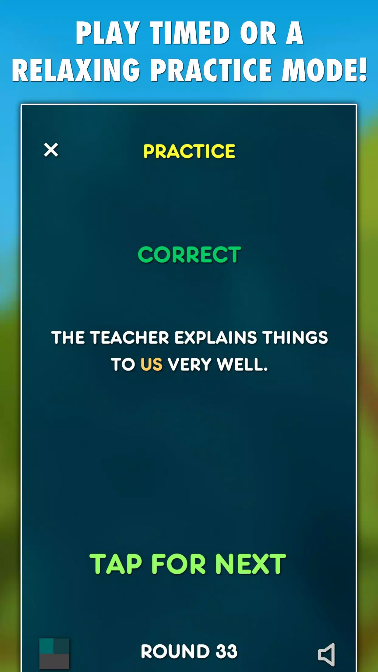 Pronouns Grammar Test Screenshot 3