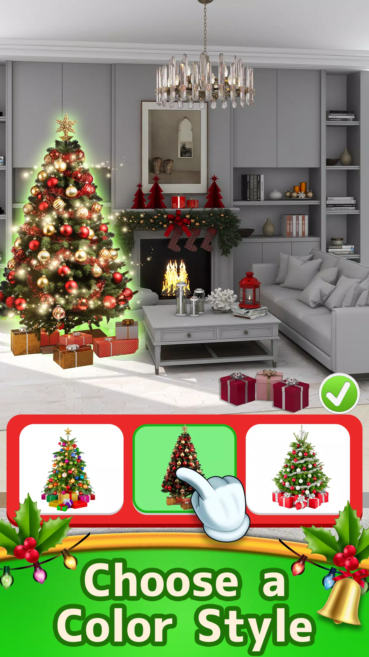 Christmas Match: Home Design Capture d’écran 1