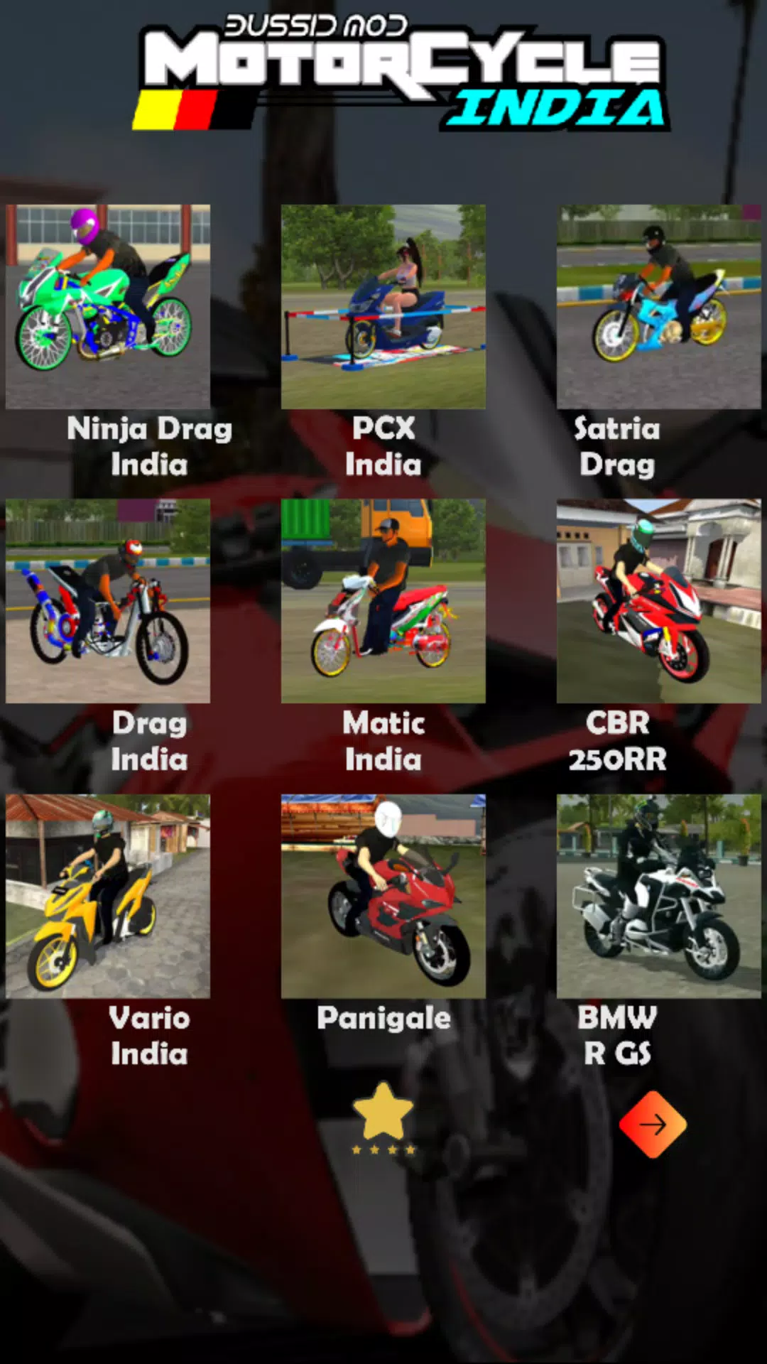 Bussid Mod Motorcycle India应用截图第2张
