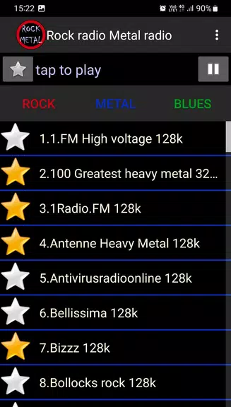 Rock + Métal radio Capture d’écran 2