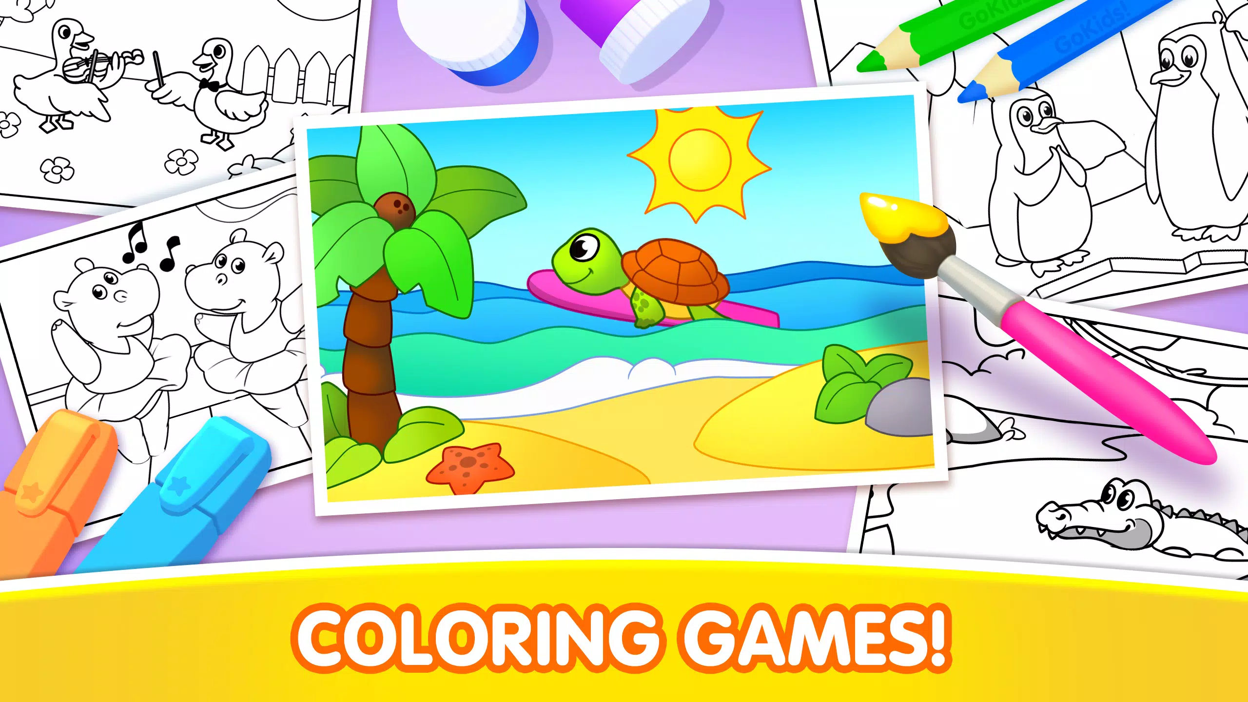 Education tablet game for kids 스크린샷 2