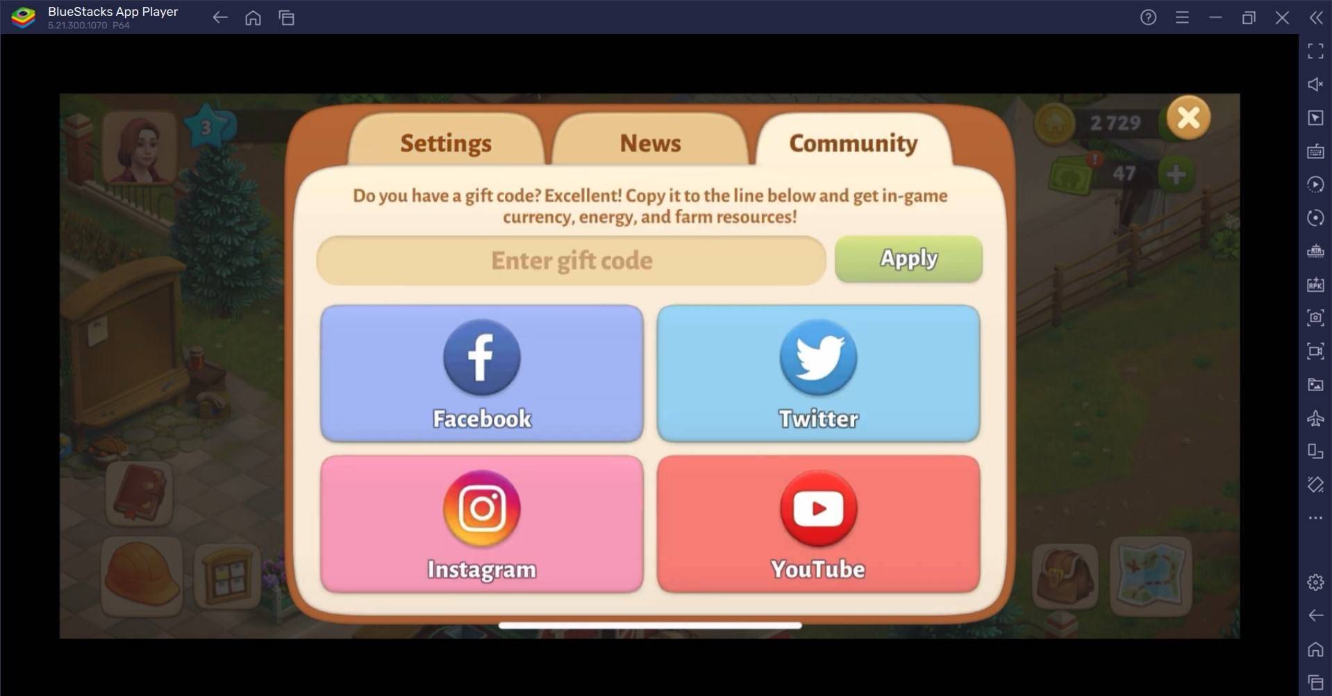 Вышел последний код активации для игры Spring Valley Farm Game!