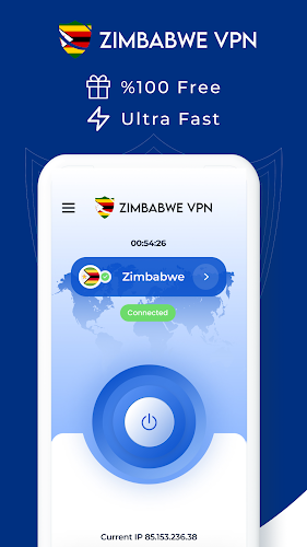 VPN Zimbabwe - Get Zimbabwe IP Captura de pantalla 3