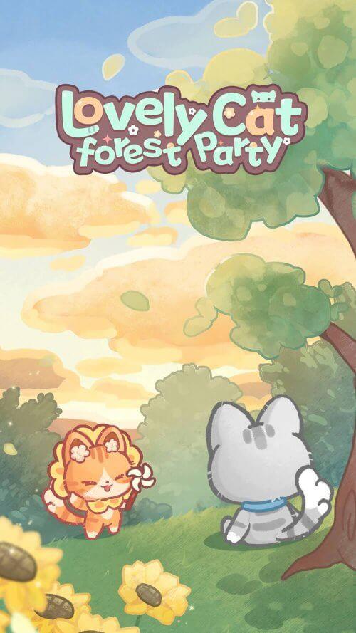 Lovely Cat: Forest Party Captura de pantalla 2