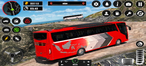 Coach Bus Simulator Offroad 3D Capture d'écran 2