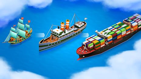 Sea Port: Cargo Boat Tycoon Скриншот 2