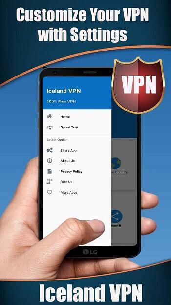 Iceland VPN Captura de pantalla 2