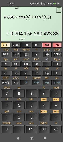 HiPER Scientific Calculator 스크린샷 4