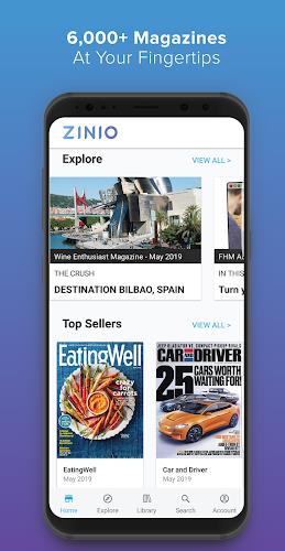 ZINIO - Magazine Newsstand Screenshot 1