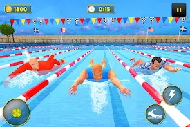 Swimming Pool Rush Water Race Captura de pantalla 4