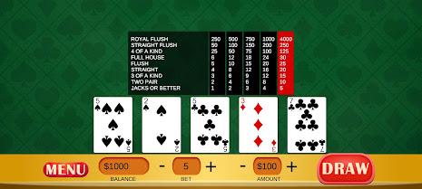 Jacks or Better - Video Poker Скриншот 2