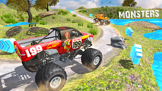 Monster Truck Games Simulator Captura de pantalla 3