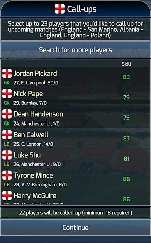 True Football National Manager Screenshot 4