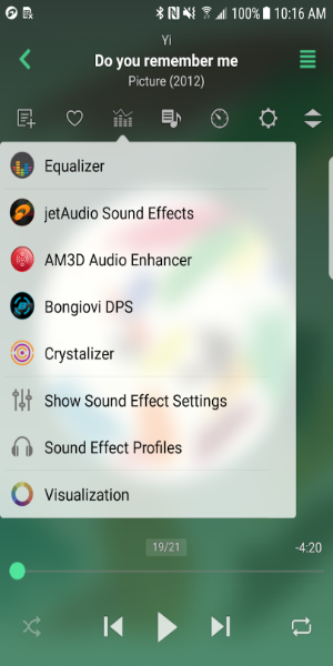 jetAudio Hi-Res Music Player स्क्रीनशॉट 1