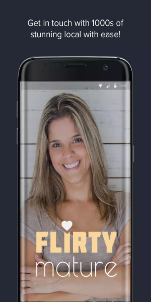 FlirtyMature Dating App for Seniors Capture d'écran 1