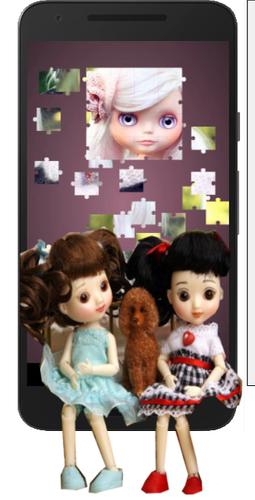 Cute Dolls Jigsaw Slide Puzzle Screenshot 2