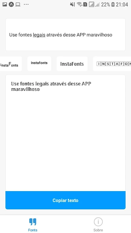 InstaFonts應用截圖第4張