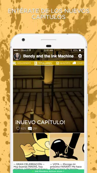 BATIM Amino para Bendy Captura de pantalla 1