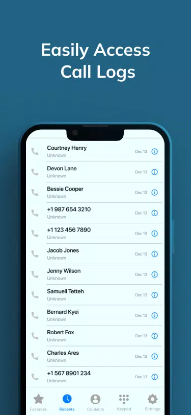iCall Phone Dialer OS 18 スクリーンショット 4