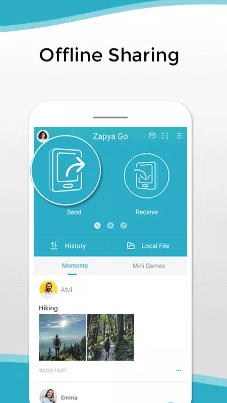 Zapya Go - Share File with Tho 스크린샷 1