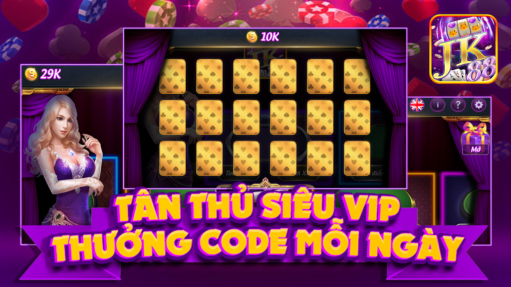 JK88 Game Bai No Hu應用截圖第2張
