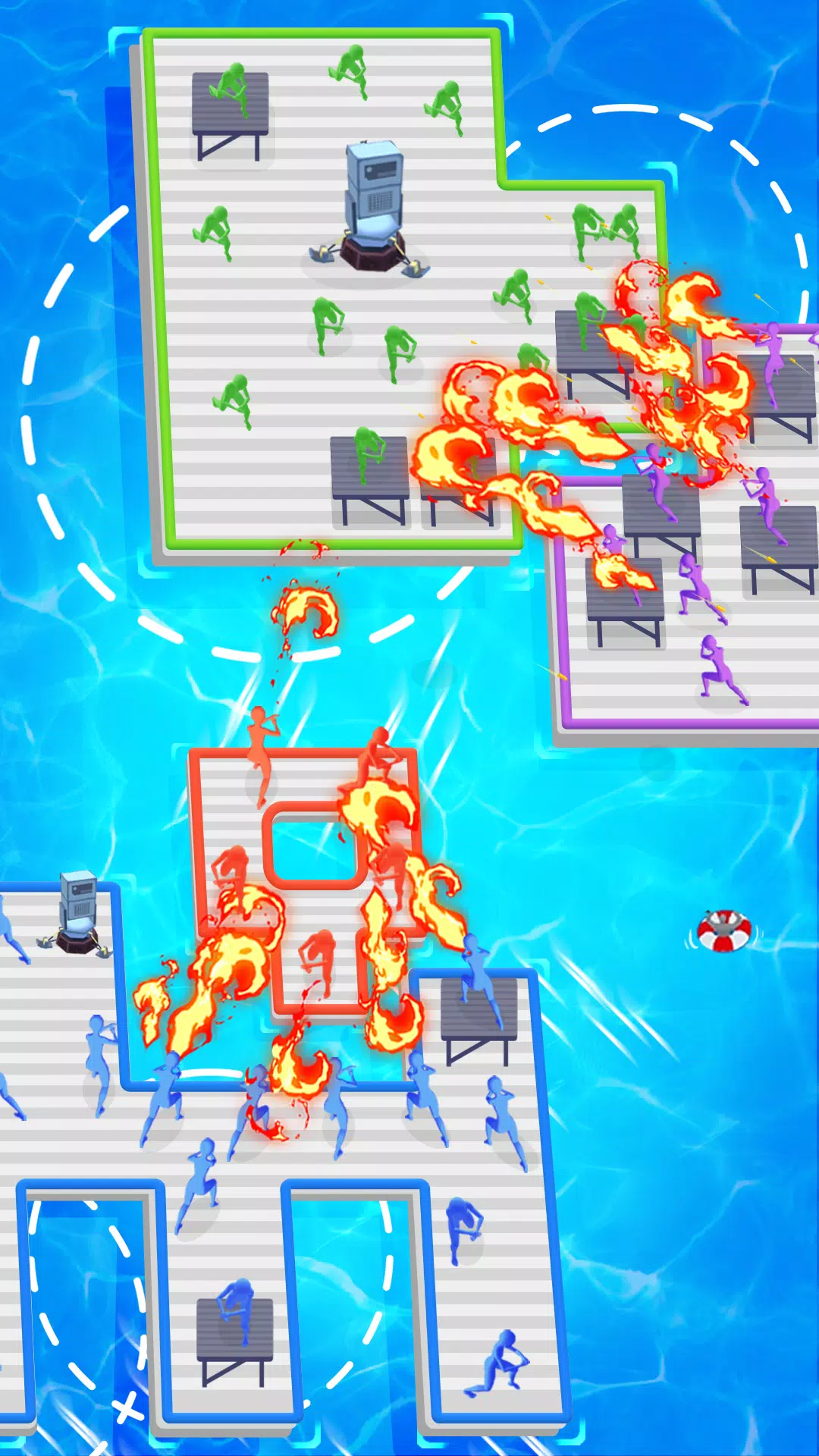 Raft Defense: Crazy Sea Battle スクリーンショット 4