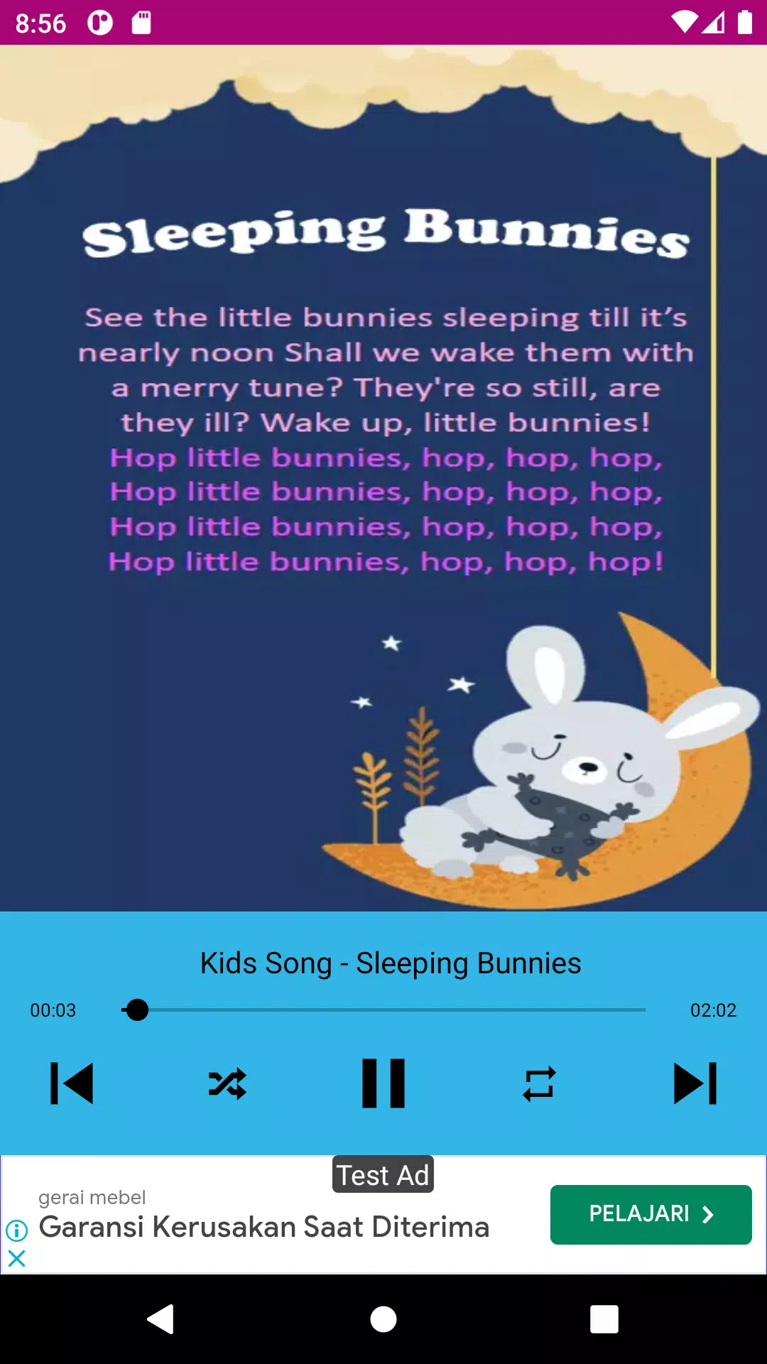 baby songs - nursery rhymes Capture d’écran 2