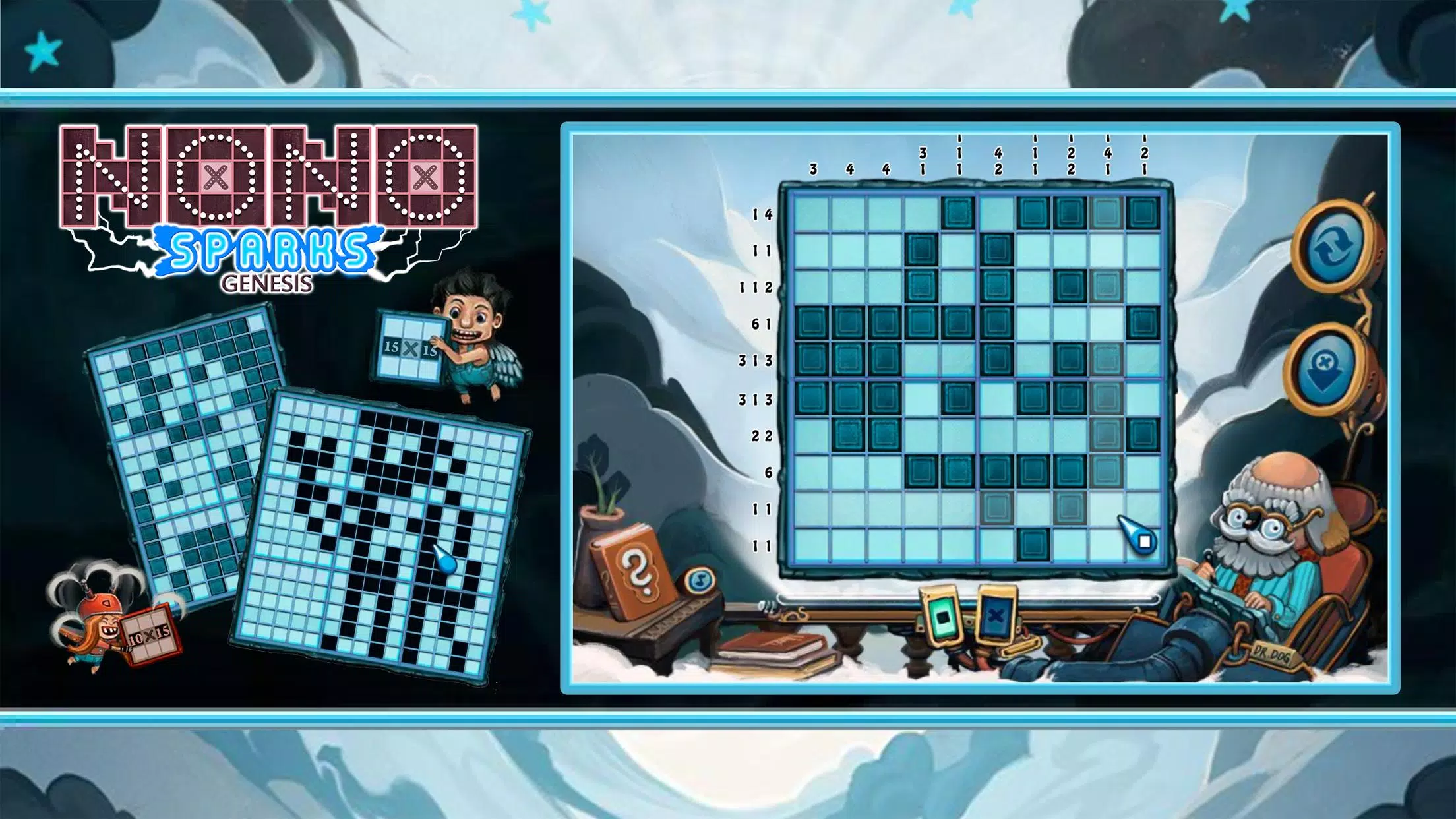 NoNoSparks: Genesis - Picross 스크린샷 2