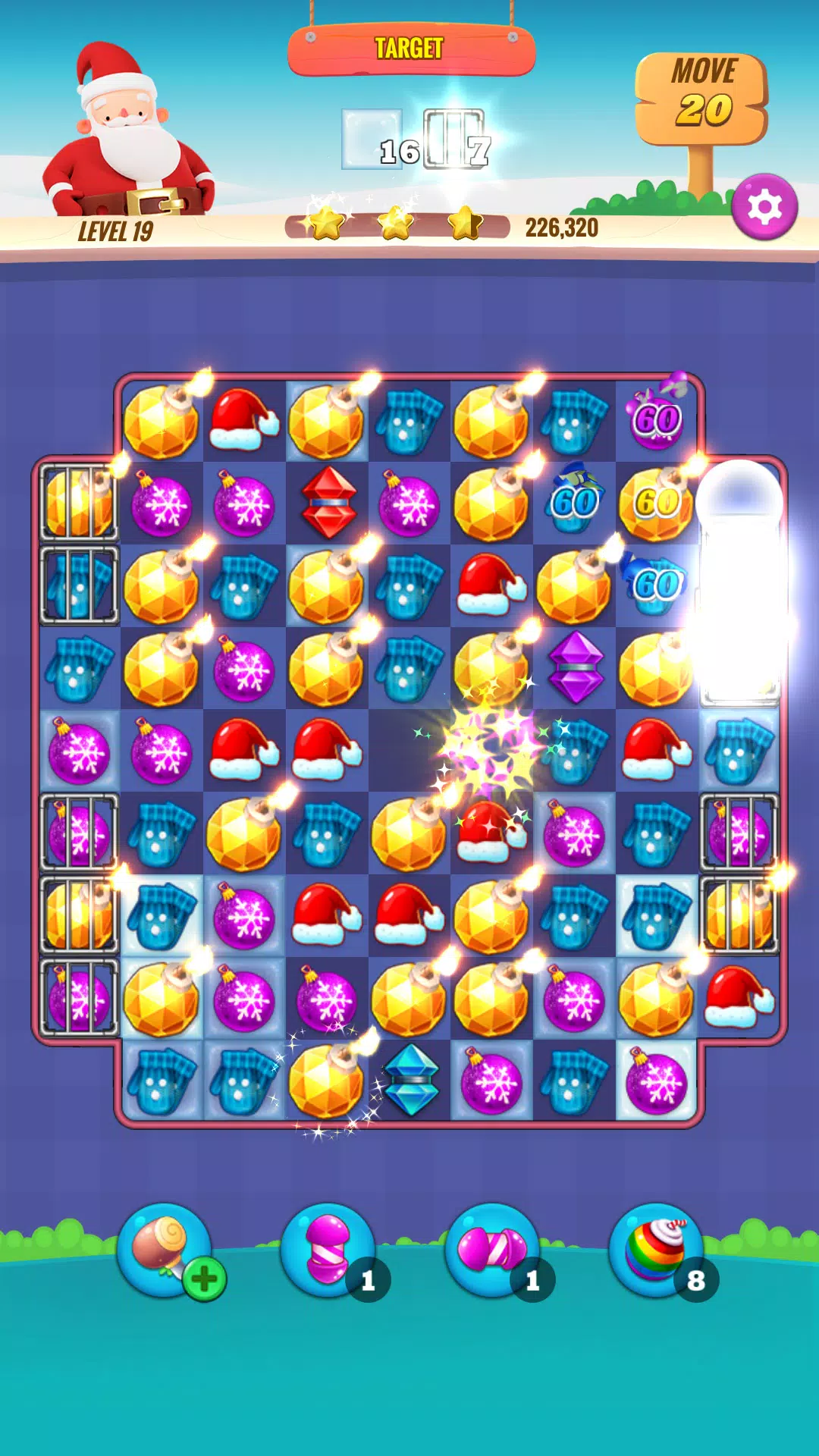 Christmas NewYear Match Game Screenshot 2