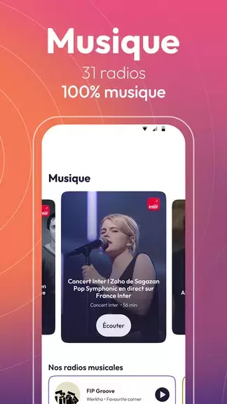 Radio France : radios, podcast Captura de pantalla 4