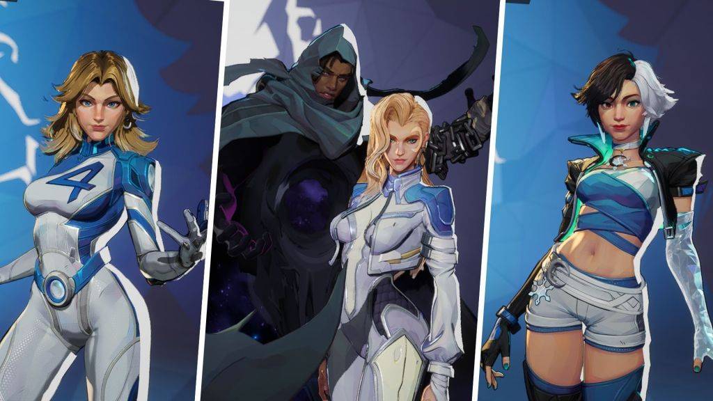 Marvel Rivals Invisble Woman, Cloak and Dagger, and Lunao Snow image collage