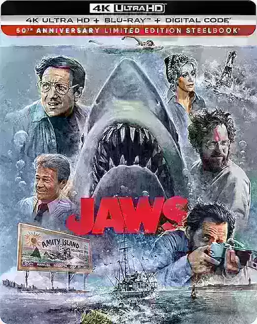 Jaws 50. Jubiläum 4K Steelbook Vorbestellungen jetzt geöffnet