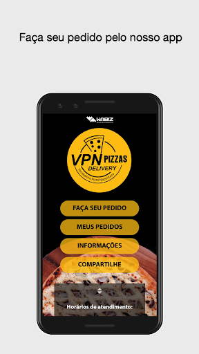 VPN Pizzas App スクリーンショット 1