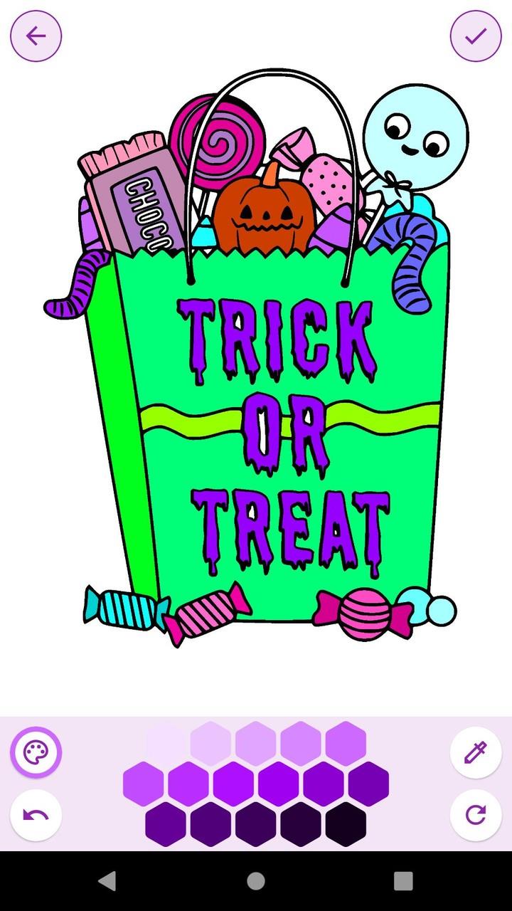 Coloring Book: Halloween Screenshot 2