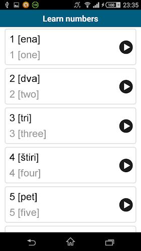 Learn Slovenian - 50 languages スクリーンショット 4