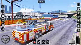 Fire Truck Game:US Firefighter Captura de tela 3