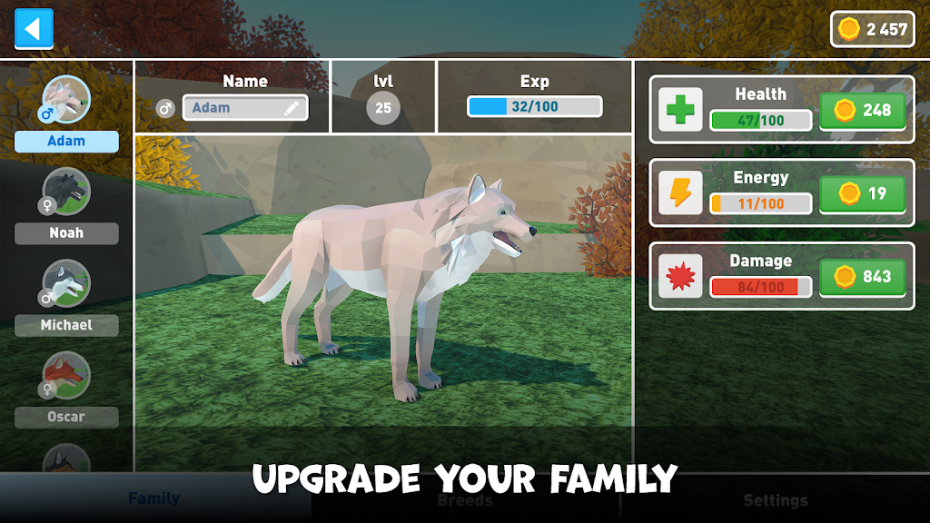 Wolf Family Simulator Screenshot 3