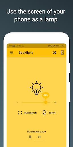 Booklight - screen night light Скриншот 1