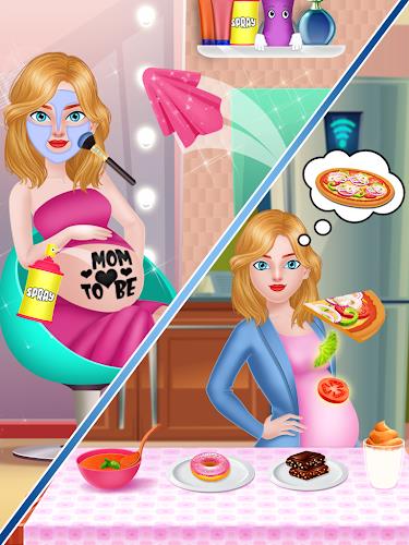 Mom & Newborn Baby Shower Game Captura de tela 1