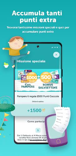 Coccole Pampers–Raccolta Punti Captura de tela 3