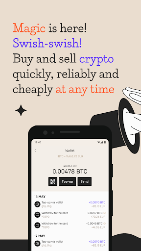 Mercuryo 比特幣加密貨幣錢包應用截圖第3張