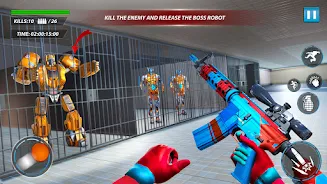 Prison Escape Robot Car Games Screenshot 2