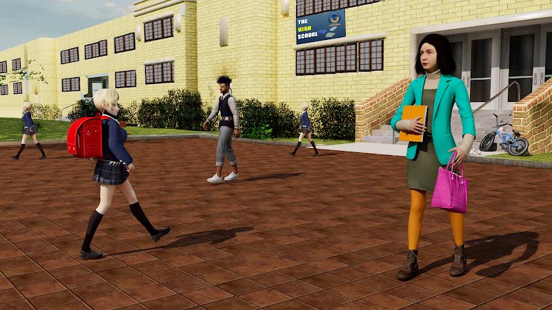 High School Girl Life Sim Game Screenshot 1