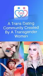 Tser: Transgender Dating Chat Captura de tela 1